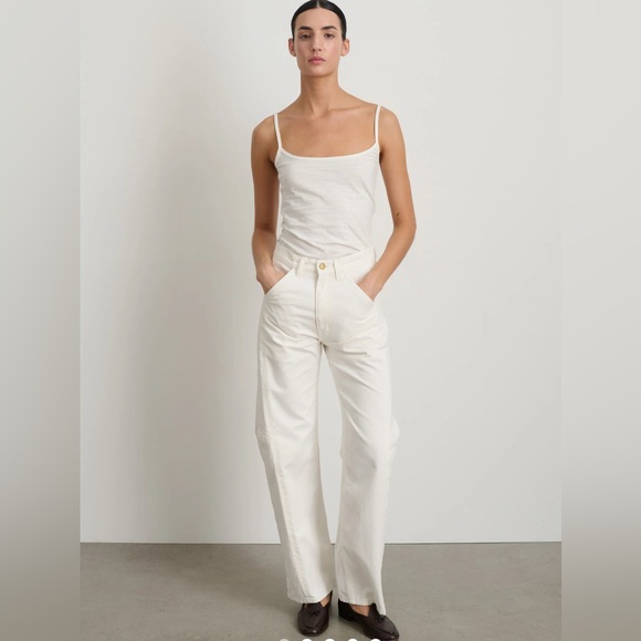 B Sides Lange Lasso Chino Chalk White